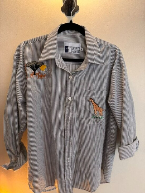 Tops - Striped Safari Themed shirt